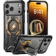 thumbnail image 1 of Funda para teléfono TONGATE iPhone 17 Pro de 6.3 pulgadas con soporte magnético negro, 1 of 9