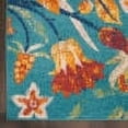 thumbnail image 5 of Nourison Allur Floral Turquoise Multicolor 5'3" x 7'3" Area Rug, (5x7), 5 of 9