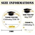 thumbnail image 2 of Graduation Thank You for Celebrating with Me Stickers 2 inch Class of 2024 Congrats Grad Party  Labels 160pcs, 2 of 6