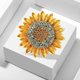 thumbnail image 3 of Broche de girasol para mujer, broches de flores de sol elegantes hechos a mano con diamantes de imitación de cristal de Color, Pins4pcs, 3 of 5