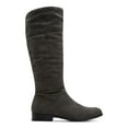 thumbnail image 3 of STYLE & COMPANY Womens Gray Wide Calf Padded Kelimae Round Toe Block Heel Zip-Up Riding Boot 7 M, 3 of 4