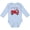 AE-Light Blue, variant on Inktastic Valentine Fire Truck with Cute Dalmatian and Hearts Boys or Girls Long Sleeve Baby Bodysuit