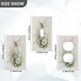 thumbnail image 2 of Light Switch Cover Switch Plate Outlet Cover Plug Cover for Electrical Unused Outlet Cover Dragonflies with White Daisies, 2 of 8