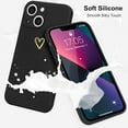 thumbnail image 2 of for iPhone 13 Case Cute Slim Shockproof Phone Case with Wireless Charging Support and Protection, Black, 2 of 14