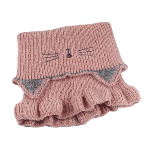 Bufanda de bebé niño calentador de cuello de invierno para niñas bufanda de punto