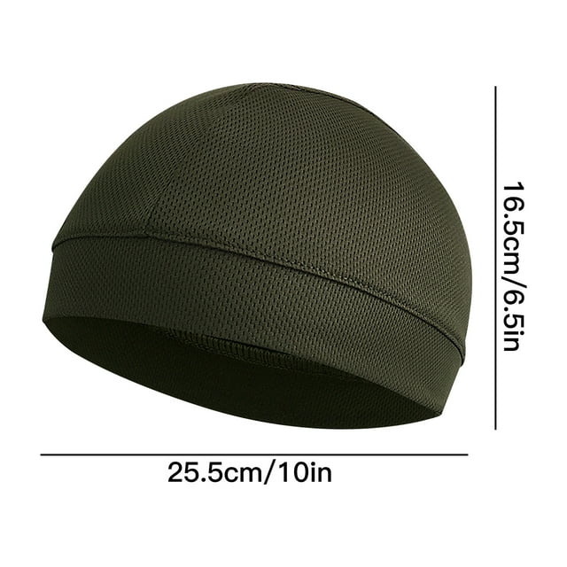 Outdoor Sports Riding Turban Breathable and Sweat-Absorbent Motorcycle Inner Lining Cap Windshield Riding Cap