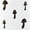 White - Mushroom, variant on EFISPSS White orchid pots with holes, 5 6 inch ceramic flower pot with drainage holes and saucers,2 PACK