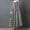 Dresses-169Gray, variant on Gamivast Casual Dresses for Women Long Sleeve Round Neck Gingham Plaid Midi Dress Loose Fit Pleated Tunic Dress Retro Vintage Daily Home Loungewear