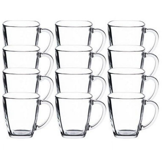 Libbey Tempo 14 oz. Square Warm Beverage Mugs - Set of 12 | Modern Design