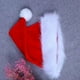 thumbnail image 4 of Gorro de Papá Noel de peluche para adultos y niños, color rojo, negro, verde y azul, grueso, envío directo, 4 of 5
