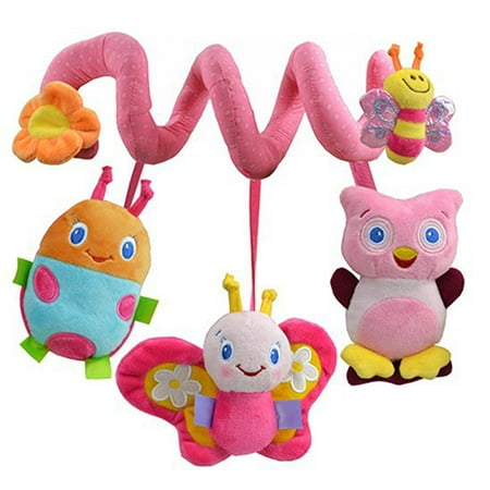 Sanwood Multifunction Lovely Baby Bed Hanging Rattle Butterfly Bee Owl Soft Crib Toy, Baby Toys