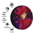 thumbnail image 4 of Alastor Hazbin Hotel Anime Spare Tire Cover Universal Wheel Tire Cover Dust-Proof Waterproof Tire Protectors Accessories, 4 of 6