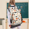 thumbnail image 7 of FORMRS Unisex School Backpack 17" Student Travel Bag with Laptop Compartment, Minimalist Geometric Pattern, 7 of 7