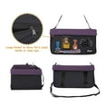 thumbnail image 5 of 212 Main PCD-42PP 16 in. Booster Dog Car Seat, Purple, 5 of 5