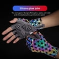 thumbnail image 2 of 1 par de guantes cortos de ciclismo Deckon, accesorios antideslizantes que absorben los golpes, guantes de bicicleta de carretera Half Deckon para deporte 2XL Kuyhfg Bienvenido a Kuyhfg, 2 of 5