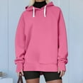 thumbnail image 5 of Giftesty Women's 2025 Fall Winter Warm Thumbhole Long Sleeve Drawstring Hood Athletic Sweatshirt Hoodie for Daily Wear Workout, 5 of 8