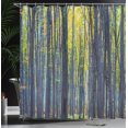 thumbnail image 4 of Ambesonne Forest Shower Curtain, Autumn Woodland Nature, 69"Wx84"L, Grey Green, 4 of 5