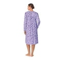 thumbnail image 4 of Aria Women’s 100% Cotton Long Sleeve Ballet Nightgown, Sizes XS-5X, 4 of 7