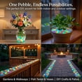 thumbnail image 4 of Glow In The Dark Stones Outdoor, 1000pcs Colorful Glow-In-The-Dark Garden Stones For Garden Pathway Decor And Aquarium Use, 4 of 8