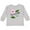 Athletic Heather, variant on Inktastic Mississippi Magnolia Flowers and Leaves Boys or Girls Long Sleeve Toddler T-Shirt