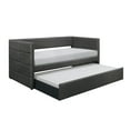 thumbnail image 1 of Lexicon Vining Upholstered Daybed with Trundle in Gray, 1 of 6