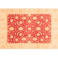 thumbnail image 1 of Ahgly Company Indoor Rectangle Abstract Orange Modern Area Rugs, 8' x 10', 1 of 4