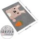 thumbnail image 5 of Pestillo antirrobo pequeño con candado para puerta, pestillo de palanca con candado de acero inoxidable, pestillos de seguridad para puertas, 5 of 5