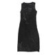 thumbnail image 2 of bar III Vestido ajustado con brillo metálico para mujer, negro, extra pequeño, 2 of 2