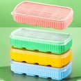 thumbnail image 3 of relayinert Ice-cube Tray Flexible Non-stick Summer Solid Color Replacement 8 Grid Home Kitchen Ice-cream Mold Accessories Pink, 3 of 5