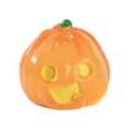thumbnail image 3 of Figurine Luminous Pumpkin Ornament Halloween Fall Harvest Tiered Tray Tabletop Shelf Decor Spooky Pumpkin Statue Party Favor Gift Home Office Dorm Desktop Holiday Decoration, 3 of 8