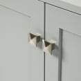 thumbnail image 4 of Ariel Cambridge 37 In. Left Offset Rectangle Single Sink Vanity With Carrara White Marble 0.75 In Countertop In Grey, 4 of 10