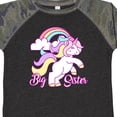 thumbnail image 4 of Inktastic Big Sister Unicorn Girls Toddler T-Shirt, 4 of 5