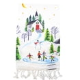 thumbnail image 2 of Decorative Towel Village Scene Tea Towels Set/2 Clean Up Kitchen 100% Cotton Mx183443 Set / 2, 2 of 3