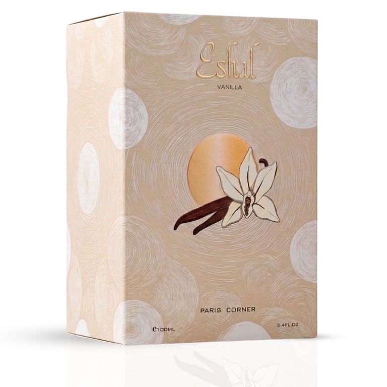 Paris Corner, Ladies Eshal Vanilla EDP Spray, 3.4 oz, Amber