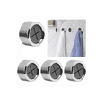 thumbnail image 1 of 4 Pzs Gancho De Toalla Baño Cocina, Empujar Ganchos De Pared Gris, 1 of 5