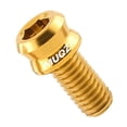 thumbnail image 2 of Pernos de Vástago de Bicicleta de Aleación de Titanio, Tornillo de Vástago de Bicicleta, Accesorio de Bicicleta Compacto Portátil, Repuesto para Repar M5x10mm Dorado, 2 of 8