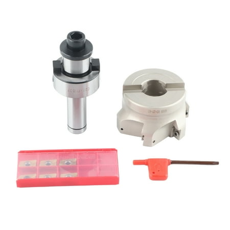 

C20 FMB27 Collet Chuck Holder BAP400R-80-27-6 Flute Cutter APMT1604 Milling Inserts(6PCS Milling Inserts )