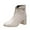 Beige Ankle Boots, variant on hopeusnice Women's Ankle Boots Buckle Chunky Heel Zipper Booties Faux Leather Comfortable Block Heel Short Boots Fall Winter Shoes Outdoor Walking Dressy Boots Black 38