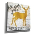 thumbnail image 2 of Epic Graffiti 'We Wish You a Merry Christmas Deer' by Cindy Jacobs, Canvas Wall Art, 12"x12", 2 of 2