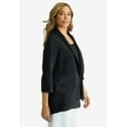 thumbnail image 3 of Jessica London Women's Plus Size Crochet Cardigan, 3 of 4