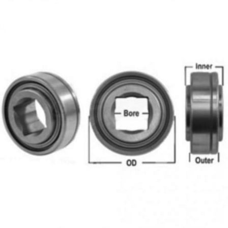 Disc Bearing - 1-1/8" Square Bore fits John Deere 70 637 JD9350
