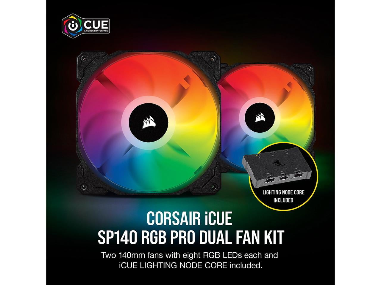Corsair SP140 RGB PRO Cooling Fan, 2 Pack - Walmart.com