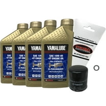 2004-2006 Genuine Yamaha FZ1 Full Synthetic 10w40 Oil Change Kit