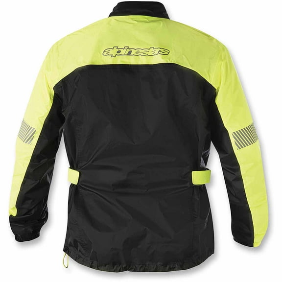 Alpinestars Hurricane Mens Rain Jacket Black/Yellow MD
