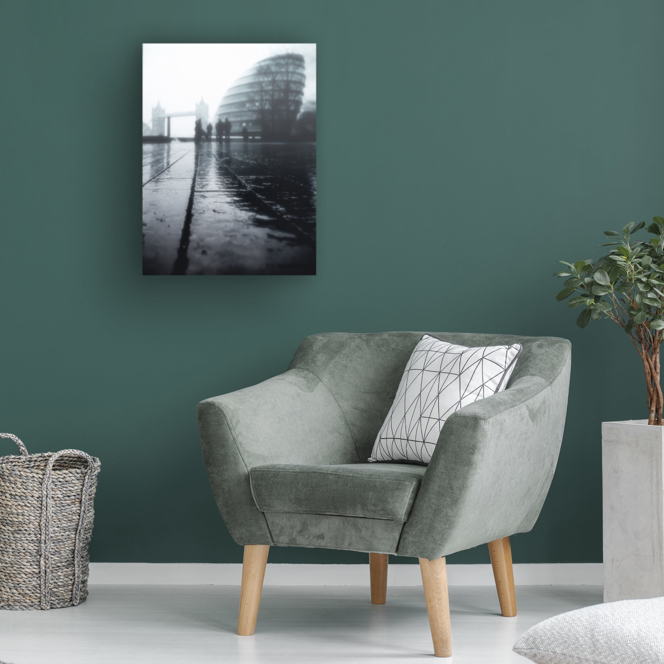 Trademark Fine Art David George Misty Hall Canvas Wall Art