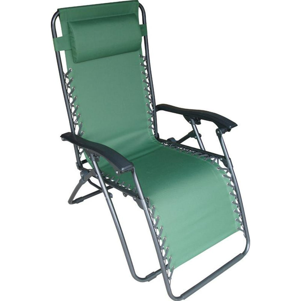 Seasonal Trends Oxford Relaxer Chair, Steel, Green - Walmart.com
