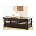 thumbnail image 2 of Signature Design by Ashley Casual Barilanni Coffee Table with Lift Top Dark Brown, 2 of 8