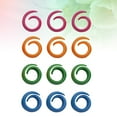 thumbnail image 3 of MLINS 12pcs Silicone Thread Spool Huggers Assorted Colors for Knitting Durable and Flexible Sewing Accessories, 3 of 8