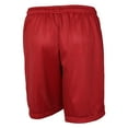 thumbnail image 6 of Youth PosiCharge Double-Layer Classic Polyester Mesh Short True Red Small, 6 of 8