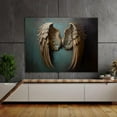 thumbnail image 3 of HFDF Angel Wings Heaven 13 Canvas Art Home Decor Wall Art Print Poster Painting Small 24x16inch Framed, 3 of 6